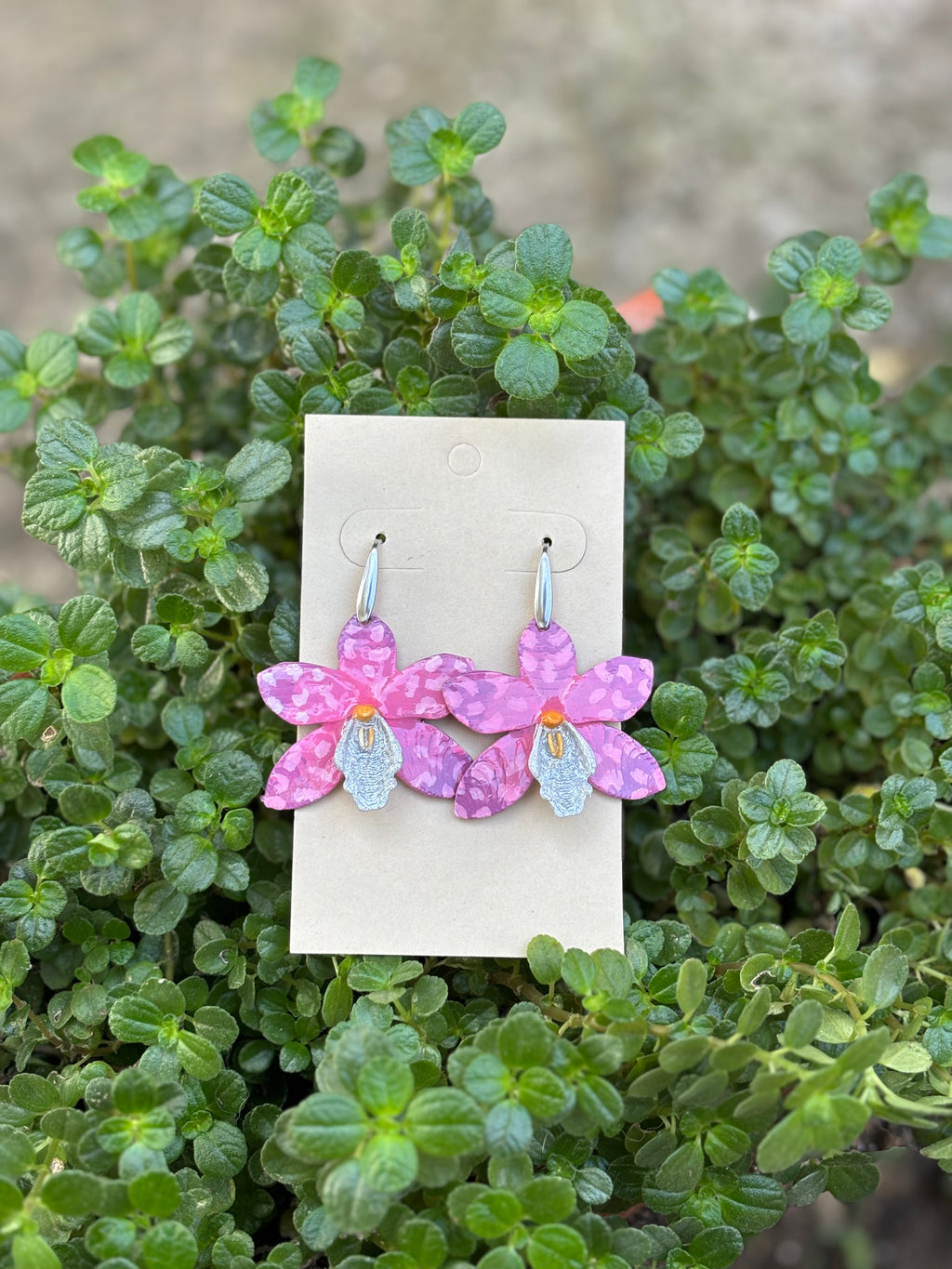 Orquídea rosa plata